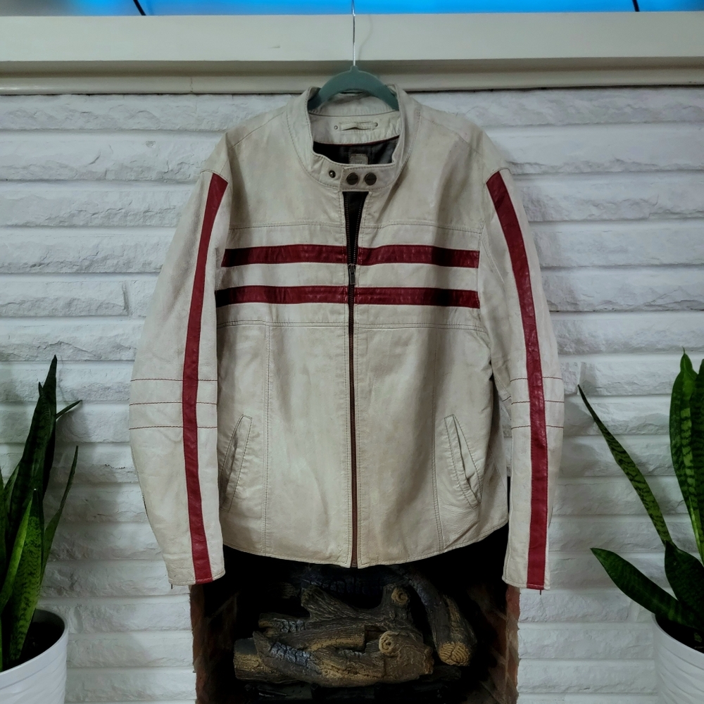 Wilson leather motorcycle jacket